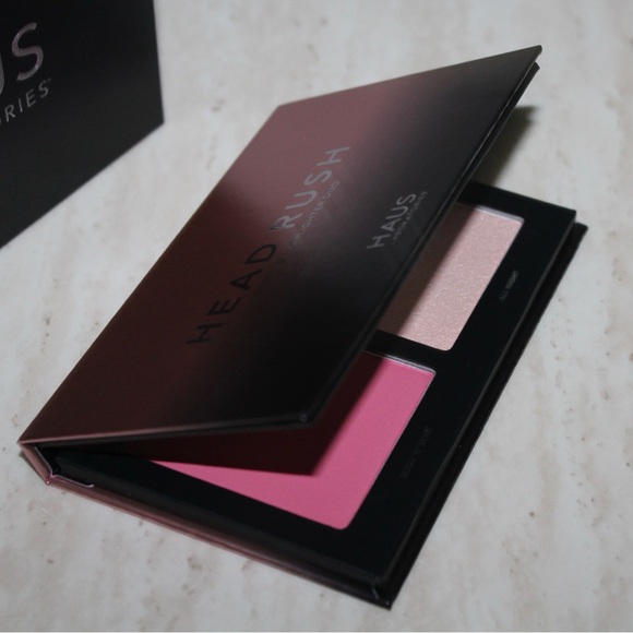 Haus Labs by Lady Gaga Head Rush Rock ‘n’ Rose/All Night Blush & Highlighter Duo - Picture 6 of 16
